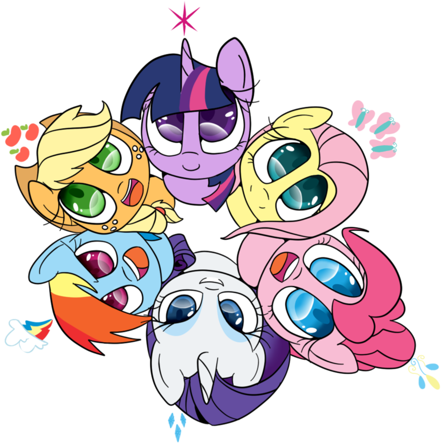54 Images About I Love My Little Pony On We Heart It - Cute My Little Pony Png Clipart (894x894), Png Download