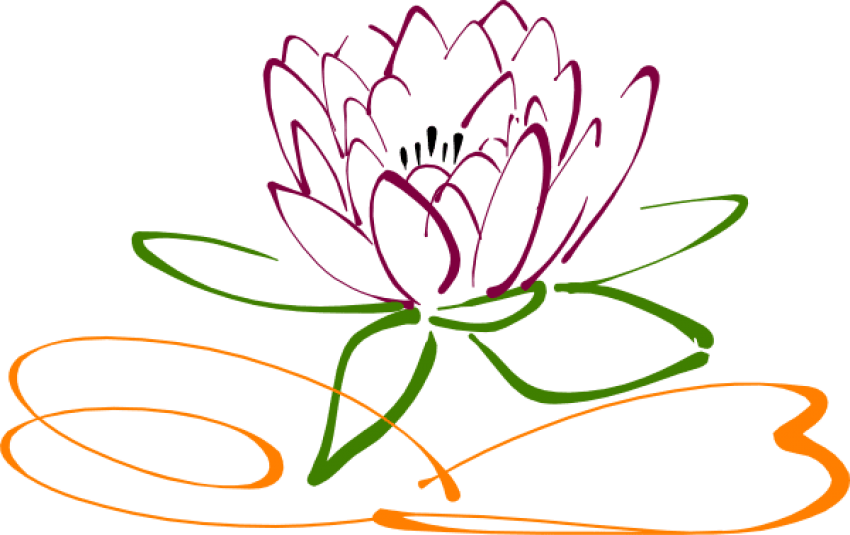Free Png Download Lotus Flower Vector Png Images Background - Logo Lotus Flower Png Clipart (850x535), Png Download