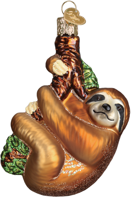 Lightspeed Image Id - Sloth Glass Ornaments Clipart (700x700), Png Download