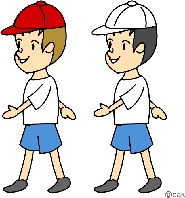 Person Walking Clipart Kid - Two Boys Walking Clipart - Png Download -  Large Size Png Image - PikPng