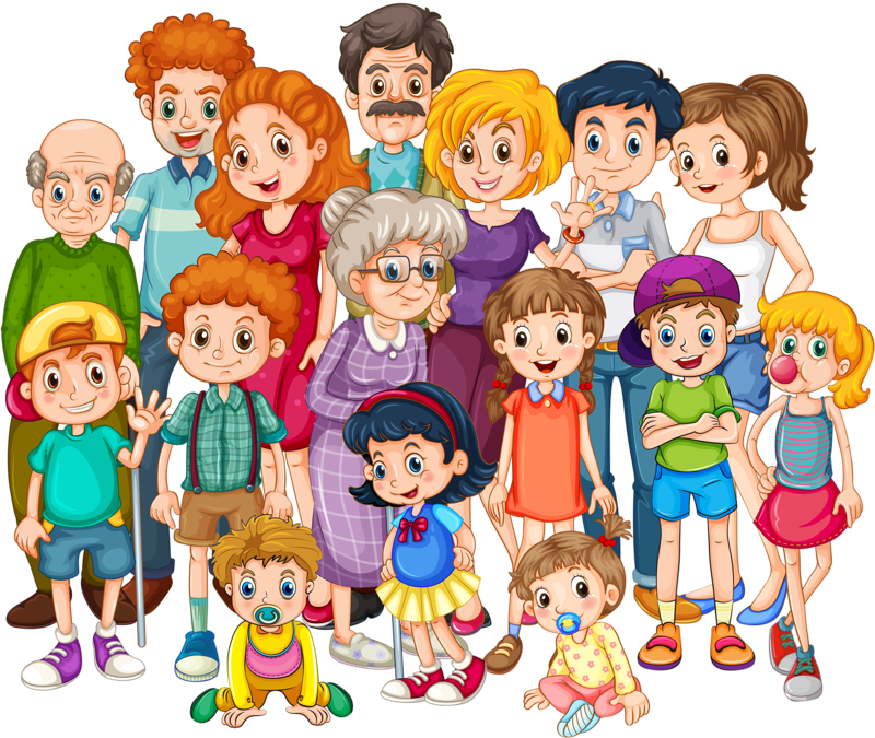 Family Clipart 19qos6ln150403 Otros Pinterest Family - Family Clipart - Png Download (800x675), Png Download