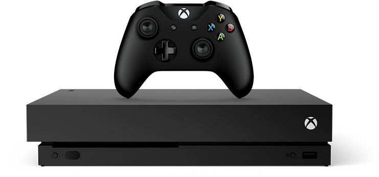 Xbox One X Png - Xbox One X Console Clipart (740x417), Png Download