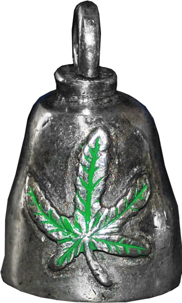 Pot Leaf Gremlin Bell - Bronze Sculpture Clipart (700x700), Png Download