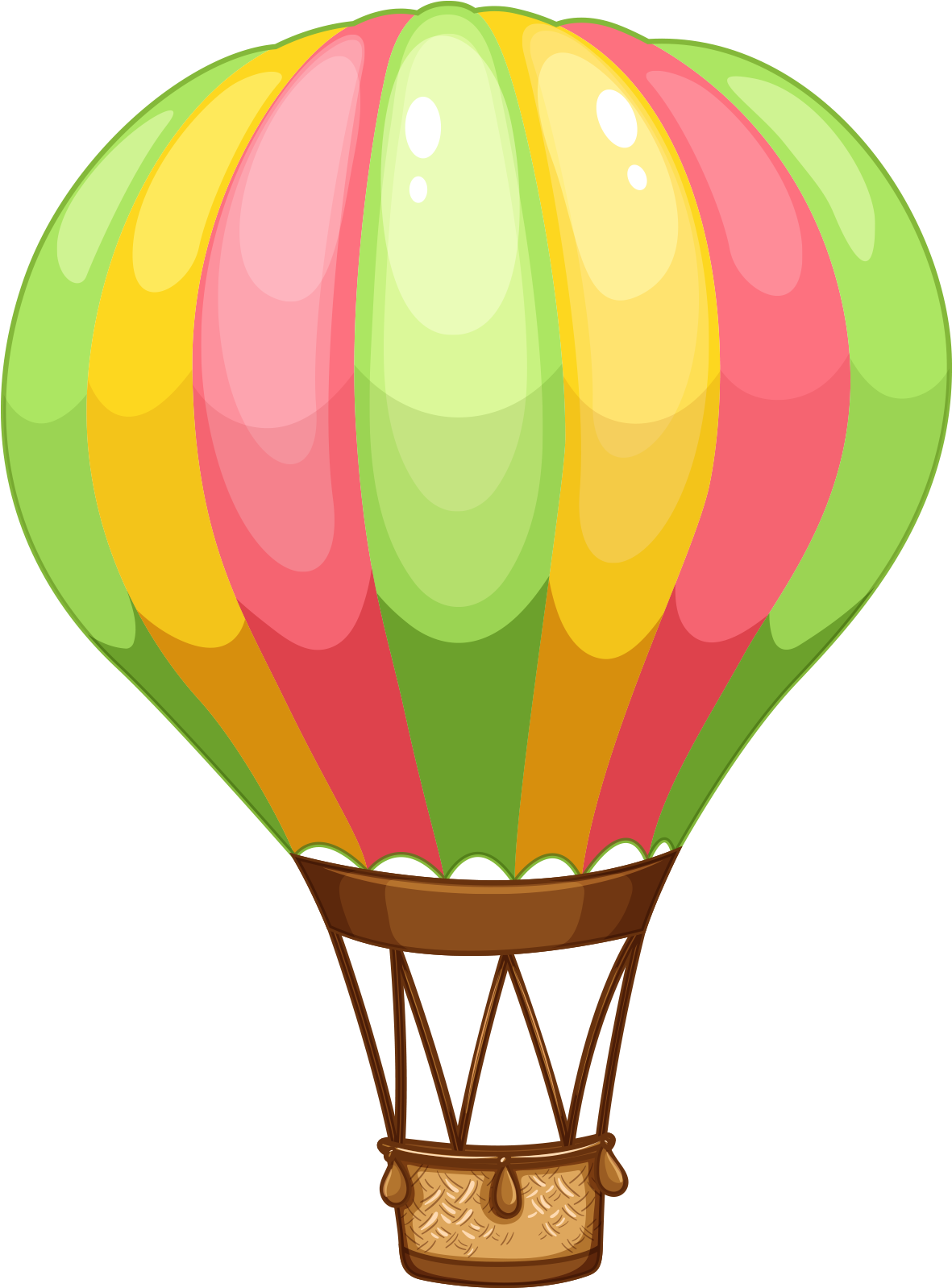 Download - Illustration Air Balloon Png Clipart (2048x2048), Png Download