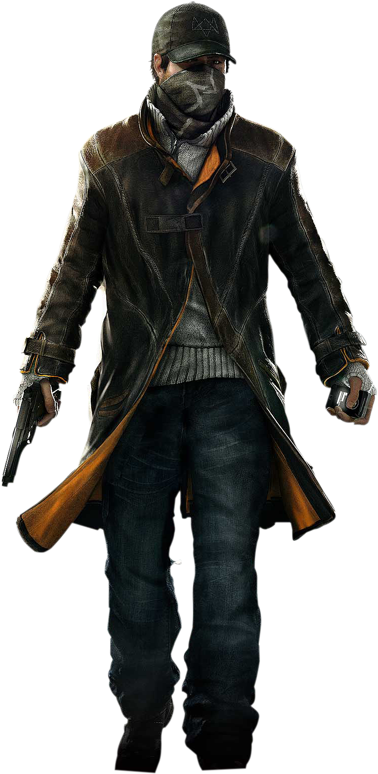 Watch Dogs Png - Trench Coat Watch Dogs Clipart (992x1701), Png Download