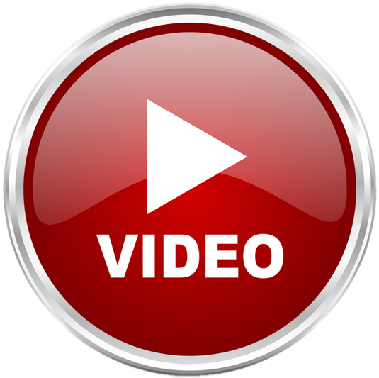 Video-button - Video Button Red Png Clipart (600x600), Png Download