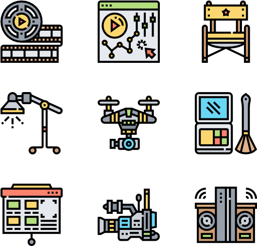 Video Production Clipart (600x564), Png Download