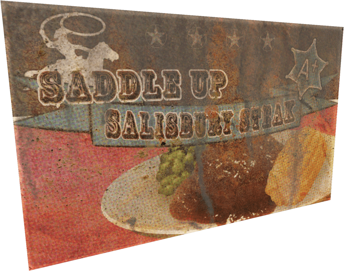 Salisbury Steak - Salisbury Steak Fallout Clipart (1200x988), Png Download