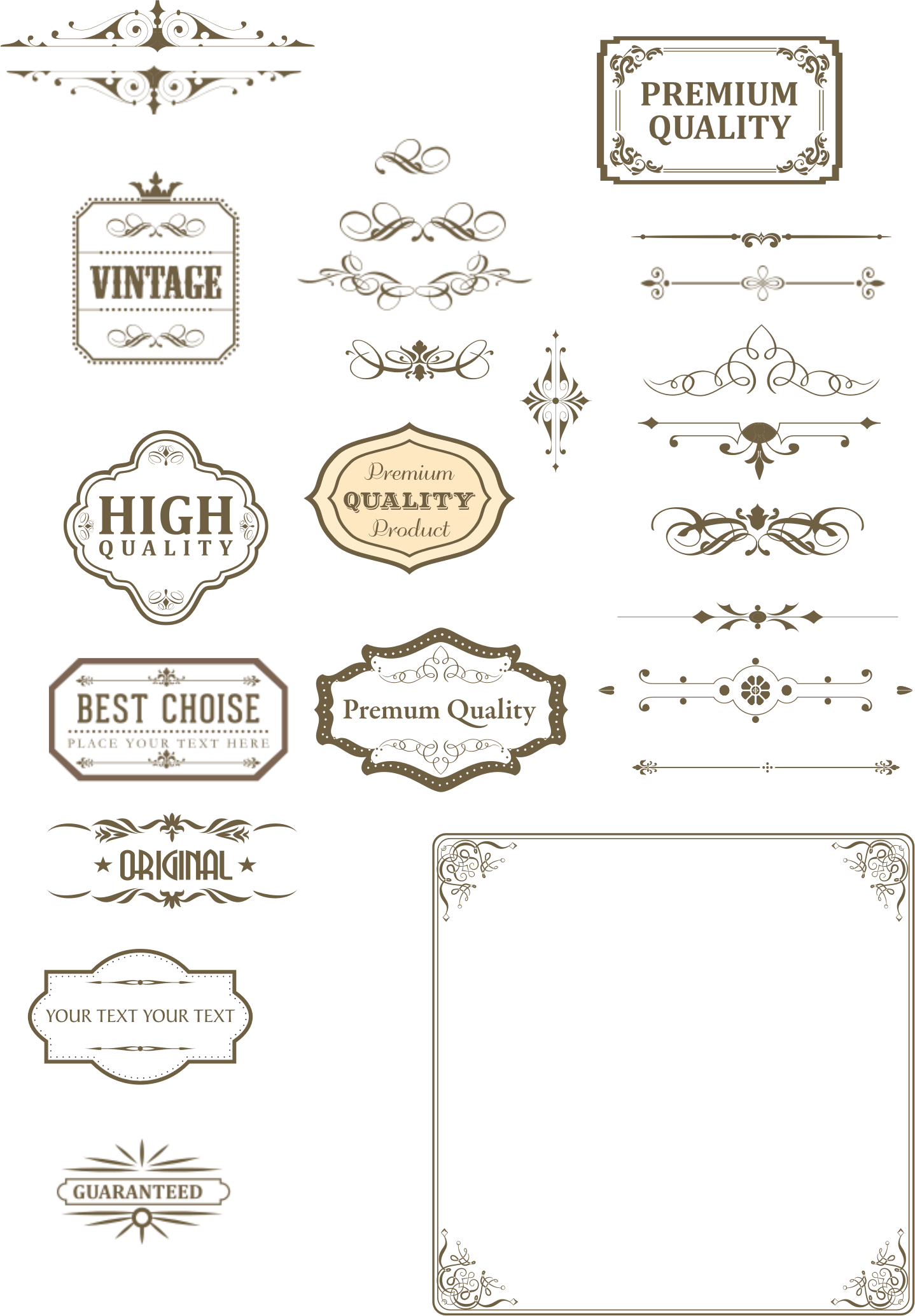 Vintage Text Box And Dividers By Sgjoni - Vintage Dividers Free Png Clipart (1438x2068), Png Download