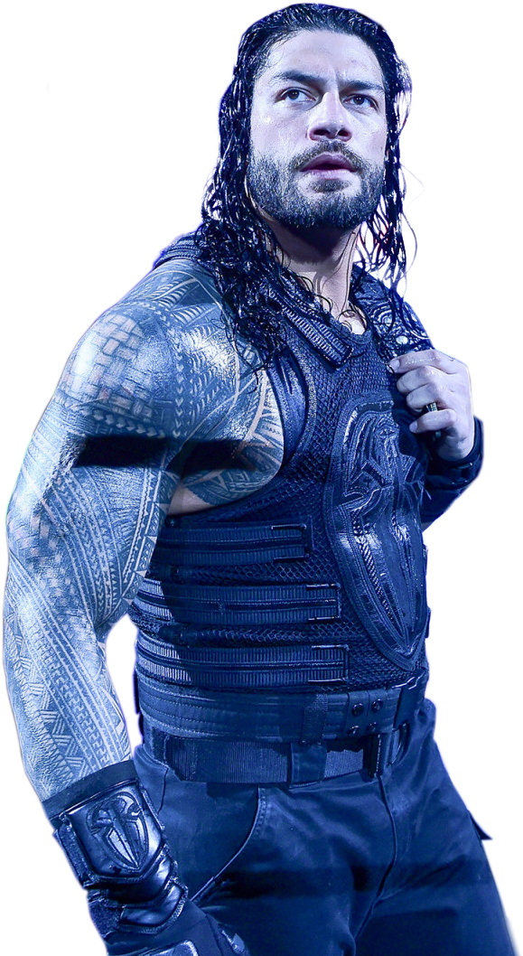 Roman Reigns - Wrestler Clipart (624x1078), Png Download