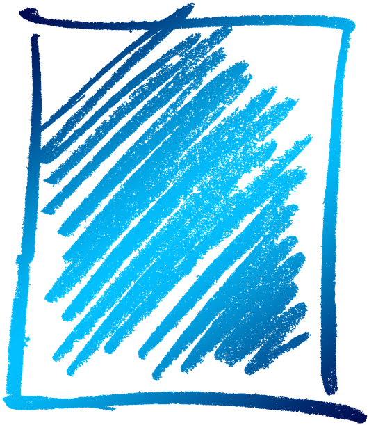 Box, Hatch, Doodle, Frame, Scratches, Oblique - Color Pencil Scratches Clipart (720x720), Png Download