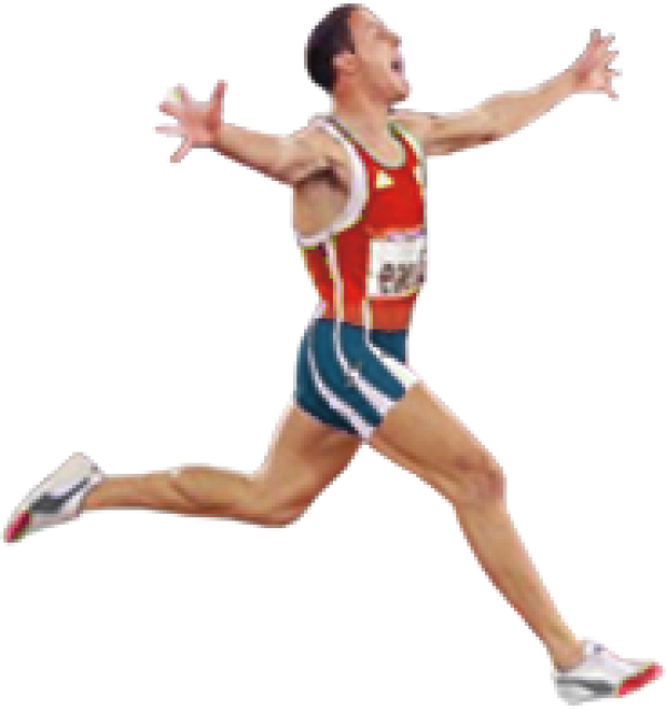 Man Running Png - Running Men Transparent Background Clipart (600x639), Png Download