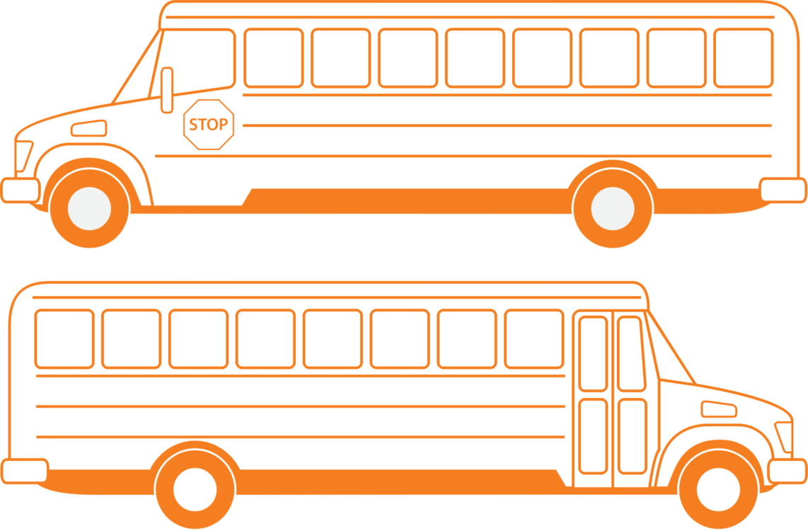 School Bus Bus Driver Drawing - Black And White School Bus Clipart (1142x750), Png Download