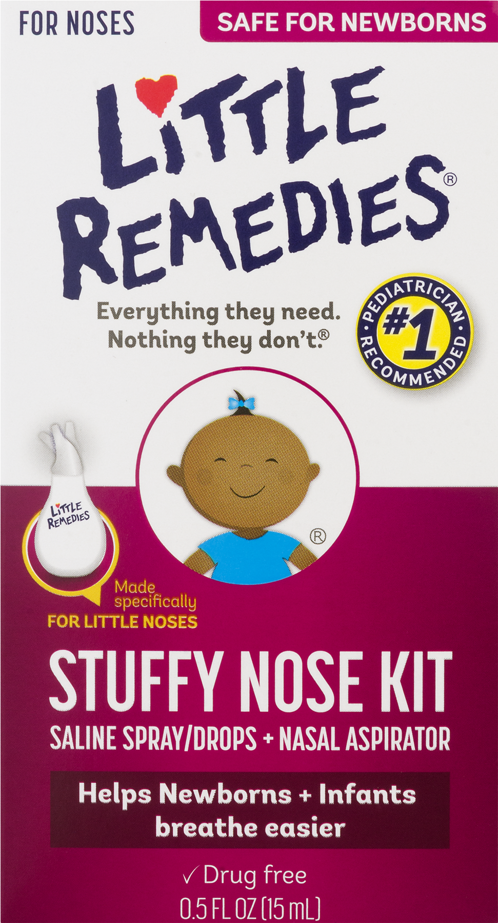 Little Remedies Saline Drops Newborn Clipart (1800x1800), Png Download