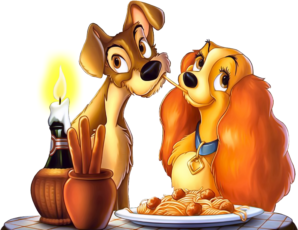 Clip Freeuse Download Lady The Tramp S Maruhachi Ladyandthetramp - Lady And The Tramp Clip Art - Png Download (1024x768), Png Download