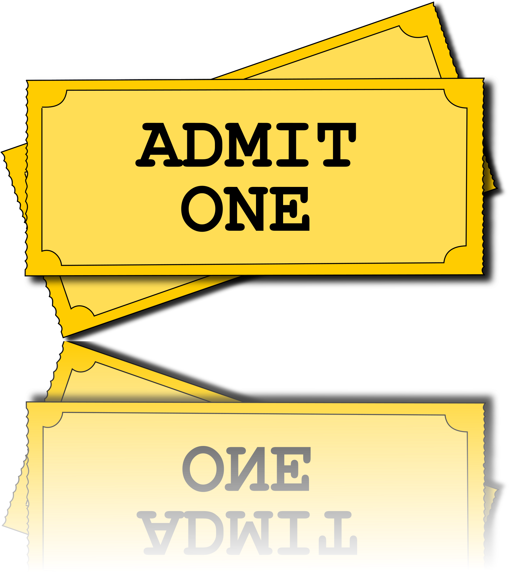 This Free Icons Png Design Of Movie Tickets , Png Download - Movie Ticket Clip Art Transparent Png (1672x1879), Png Download