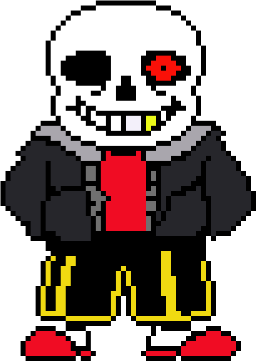 Underfell Sans - Sans Sprite Clipart (930x770), Png Download