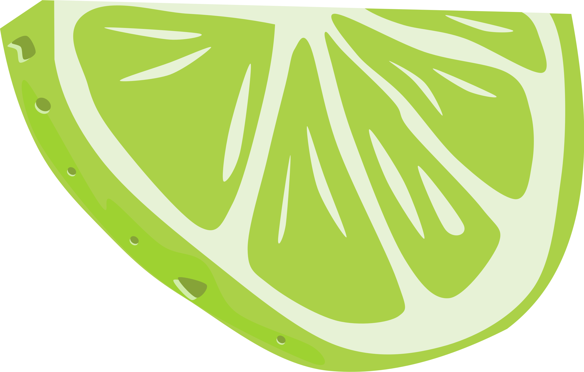 Big Image - Lime Clip Art - Png Download (2400x1530), Png Download.
