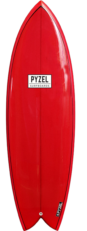 Pyzel Surfboard Details - Surfboard Clipart (825x1100), Png Download