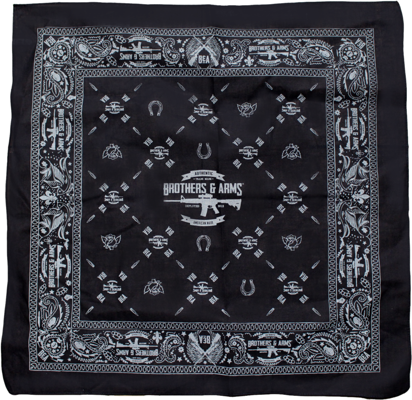 Black Bandana - Stole Clipart (1000x1000), Png Download