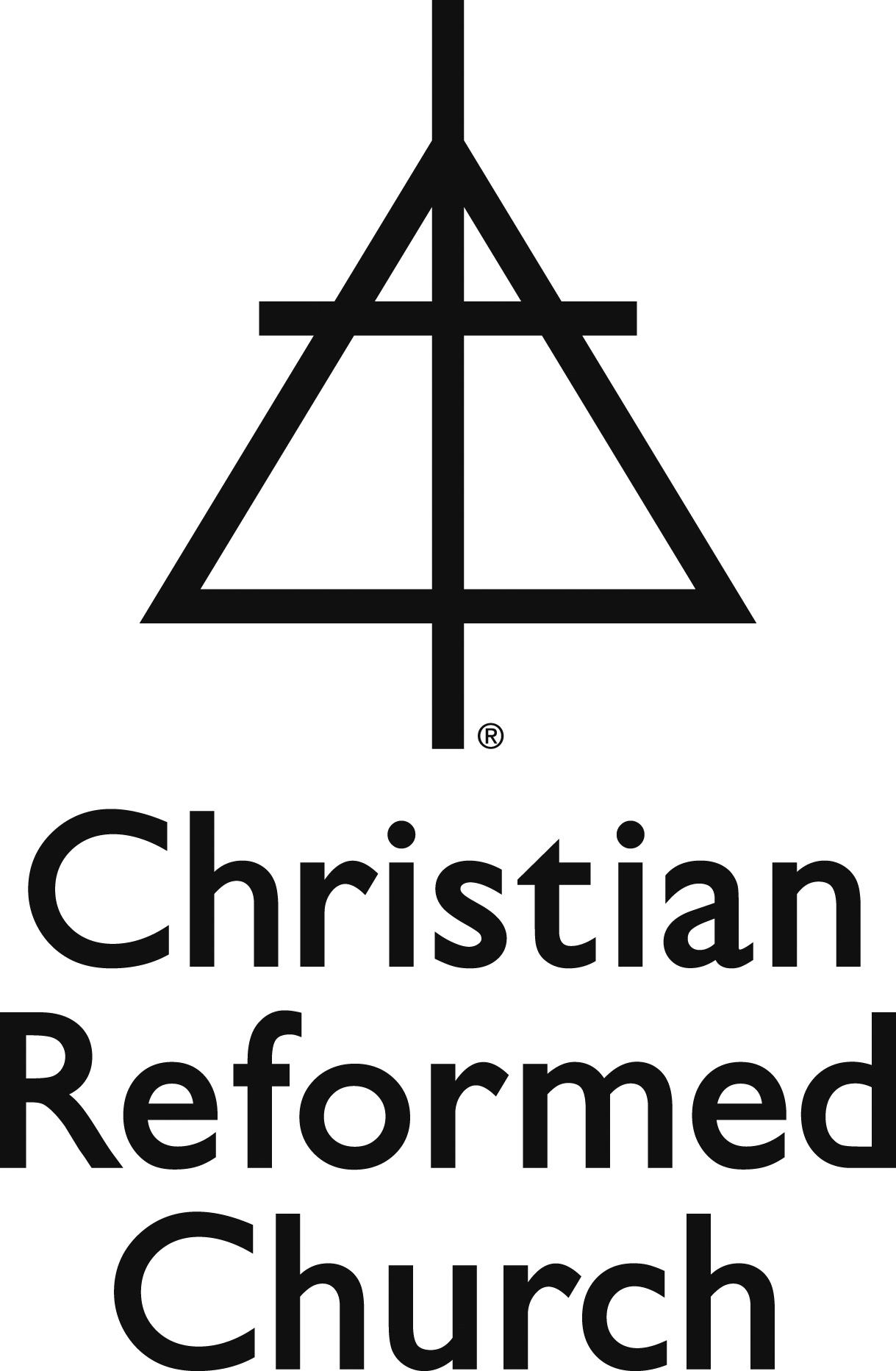 Logo, Black, Png - Reformed Church Symbol Clipart (1219x1865), Png Download