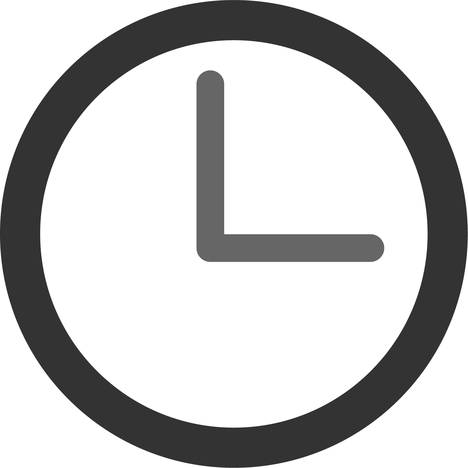Freevector Clock Icon Graphics - Charing Cross Tube Station Clipart (1572x1572), Png Download