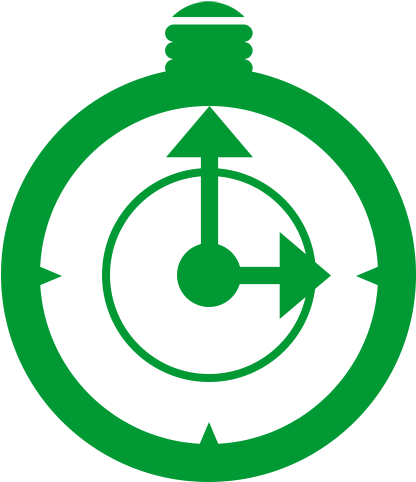 Clock Icon - Green Stopwatch Clipart (600x600), Png Download