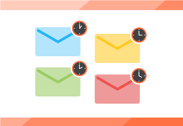 Email Clock Icon Vector - Marketing Clipart (640x640), Png Download