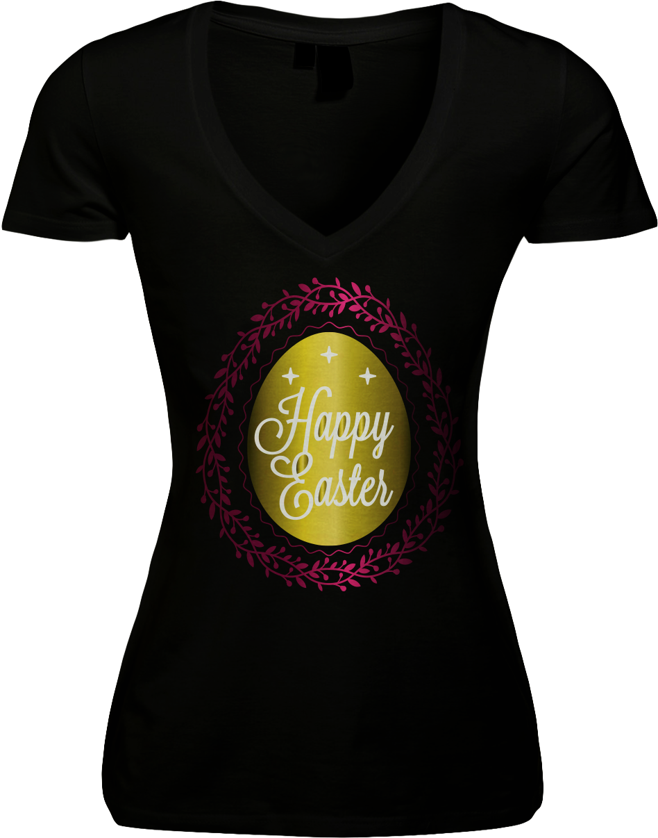 Happy Easter 3 & - Active Shirt Clipart (1040x1560), Png Download