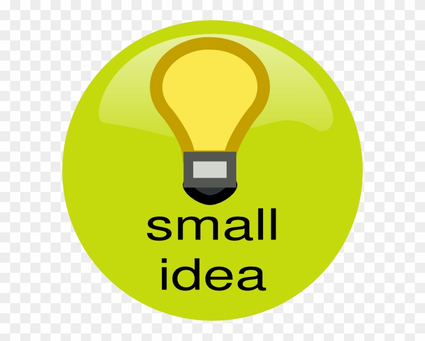 Small - Bright Idea Clip Art - Png Download