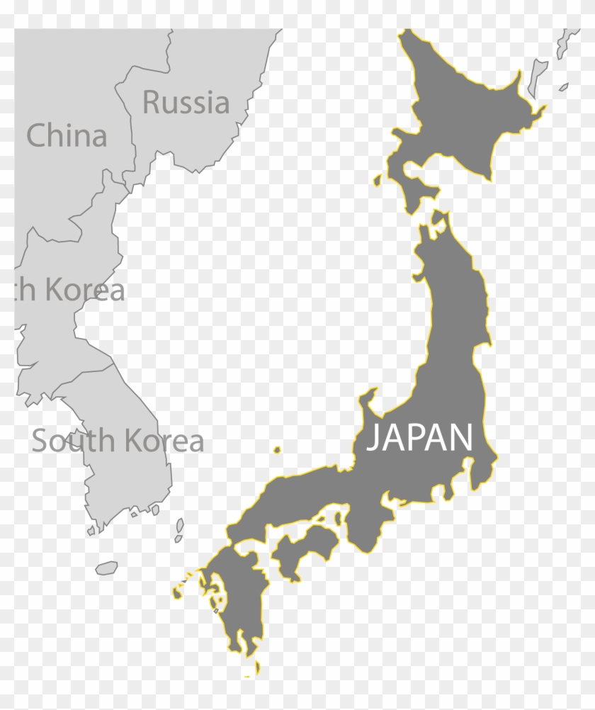Japan Map Png - Japan Map Clipart