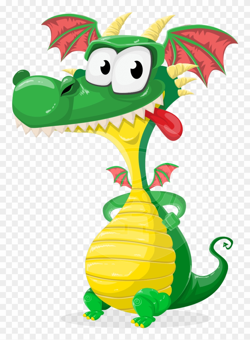 957 X 1060 6 - Cartoon Dragon With Wings Clipart #1258