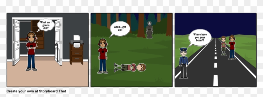 The Slender Man - Cartoon Clipart