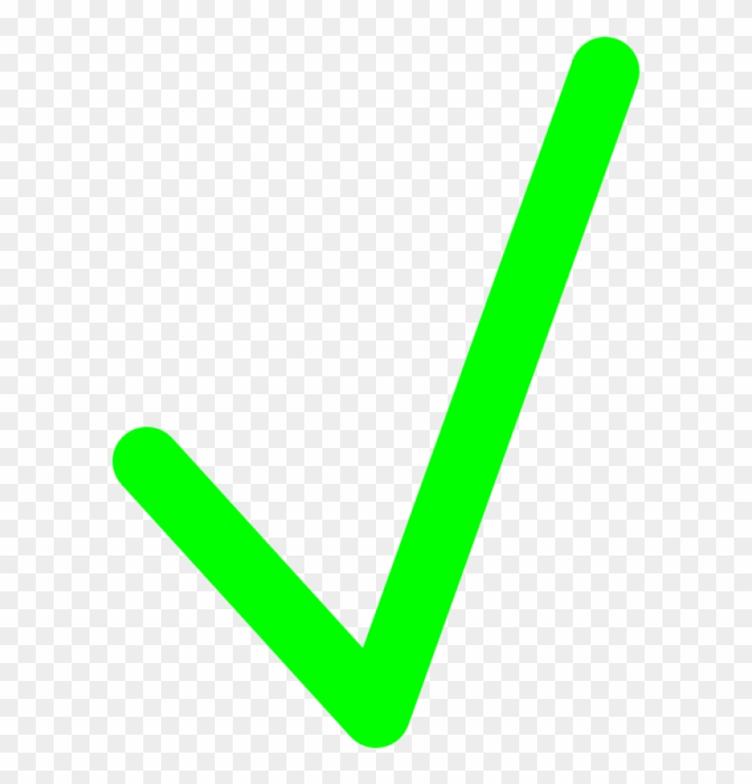 Green Tick Clipart Light Green - Green Tick Clip Art - Png Download #1325
