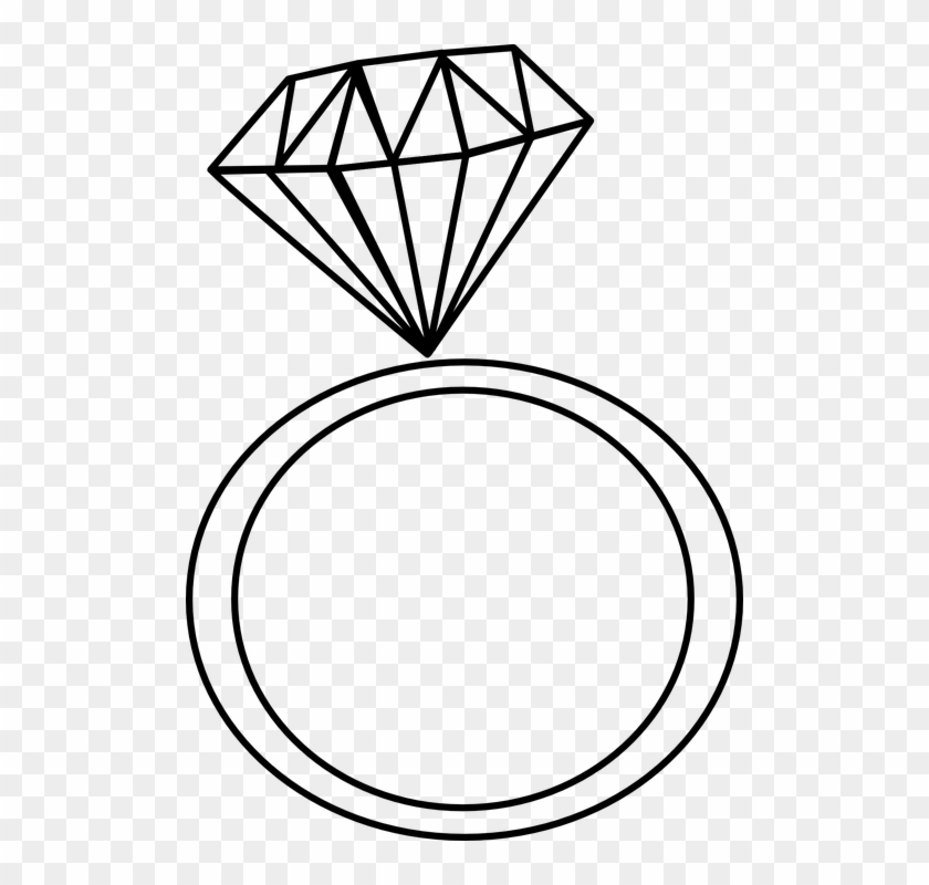 Free Png Download Ringblack And White Png Images Background - Diamond Clip Art Transparent Png #1343