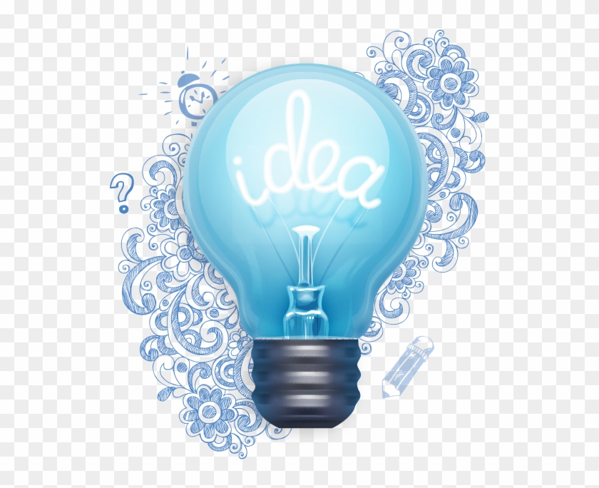 Creative Bulb Idea Png - Hot Air Balloon Clipart