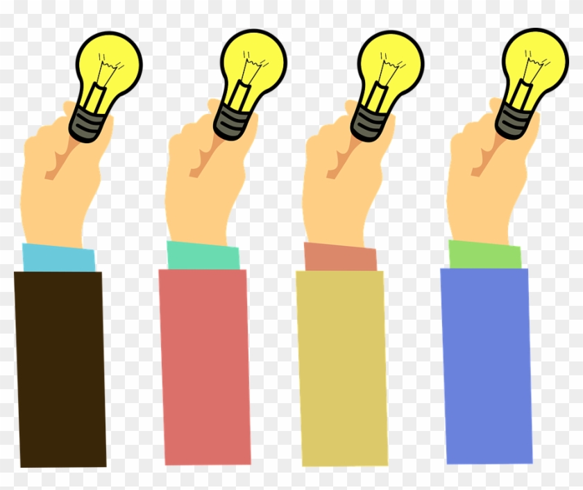 Idea, Concept, Bulb, Light, Wisdom, Hand, Clever - Концепция Пнг Clipart