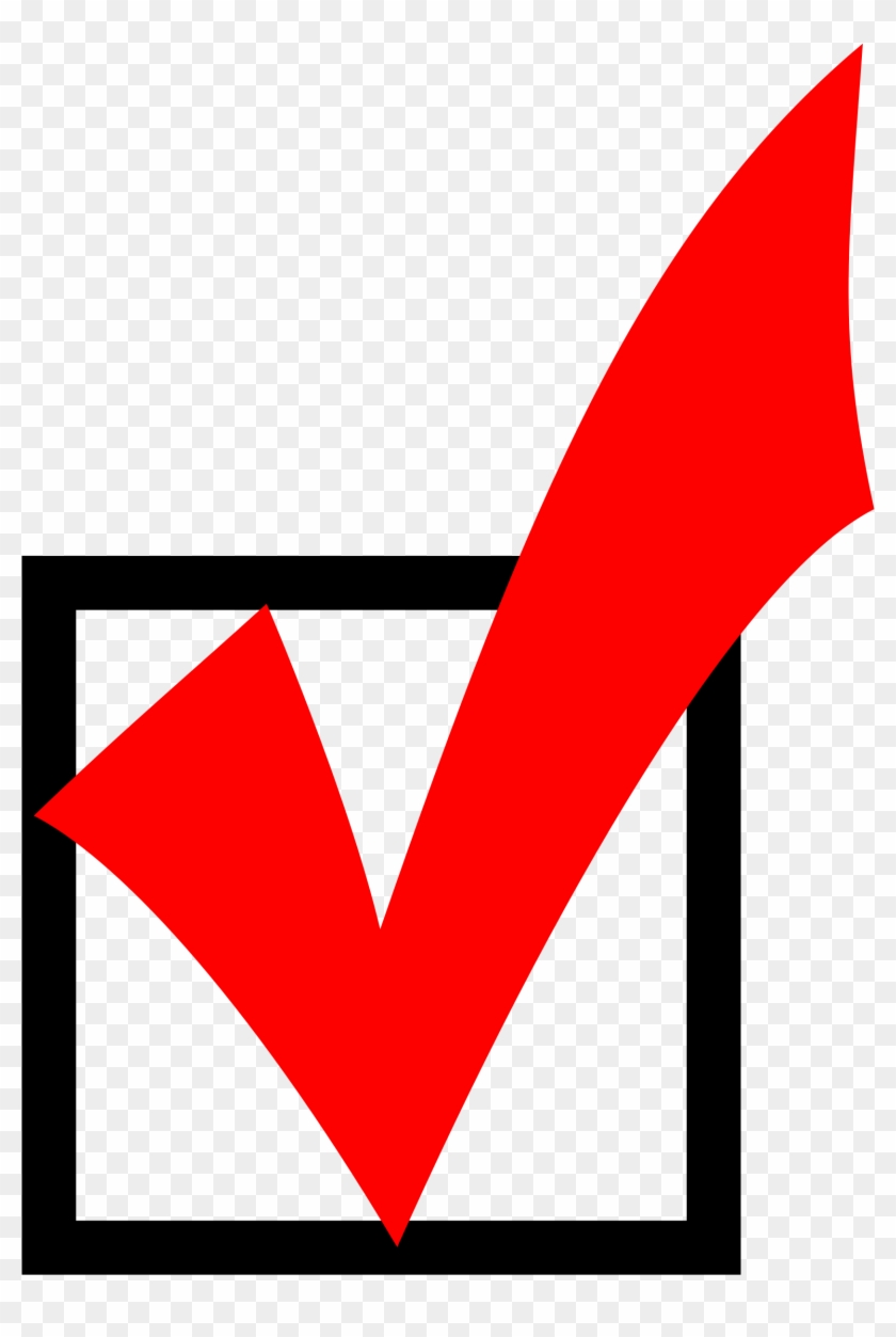 Overview Clipart Student Checklist - Red Check Mark In Box - Png Download #1553