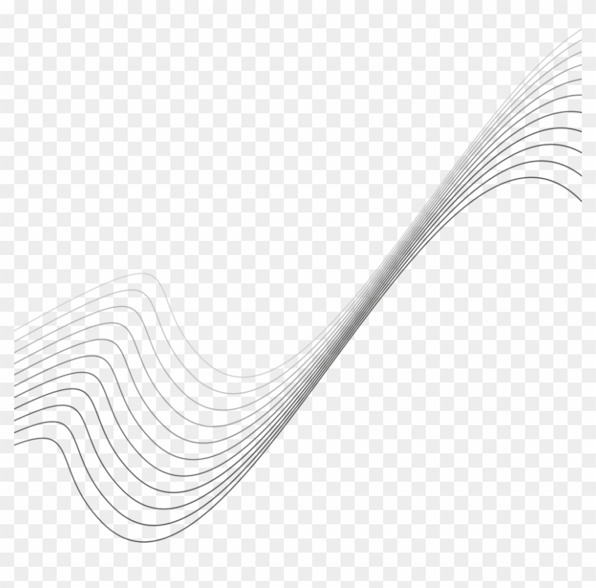White Abstract Lines Png - Line Art Clipart #1580
