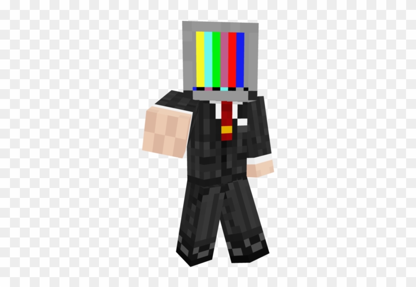Jpvonupng - Minecraft Skins Tv Man Clipart