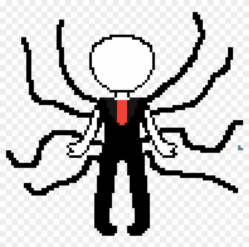 Slender Man - Cartoon Slender Man Clipart