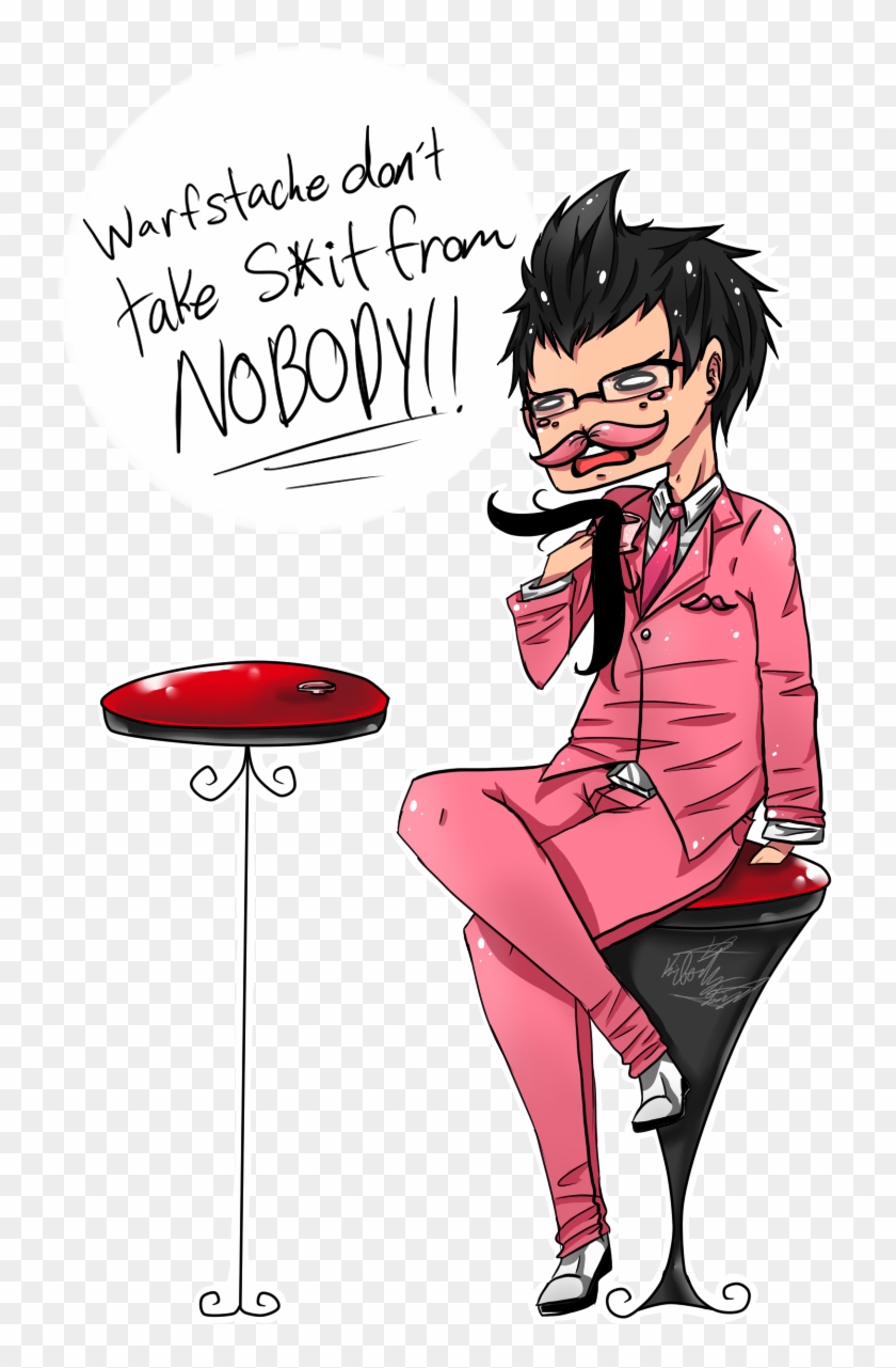 Slenderman Clipart Markiplier - Wilford Warfstache Anime Chibi - Png Download #1767