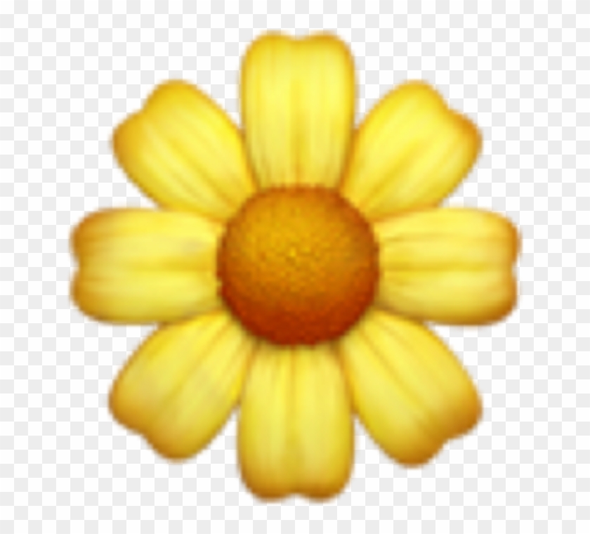 Emoji Sticker - Flower Emoji Transparent Background Clipart