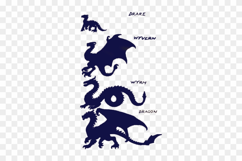 Know Your Dragon Classifications - Dragon Difference Clipart #1857