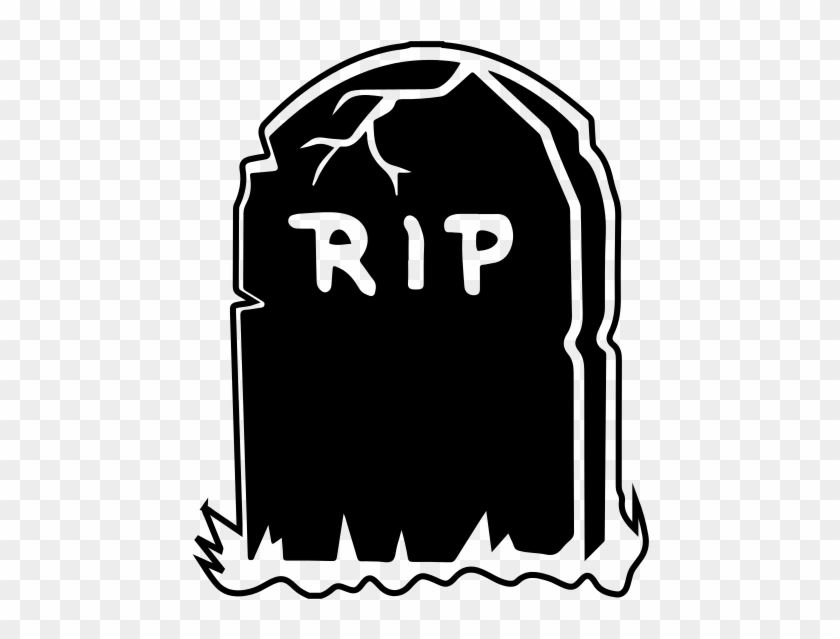 Png Transparent Library Headstone Grave Cemetery Death - Black Tombstone Clipart #1859