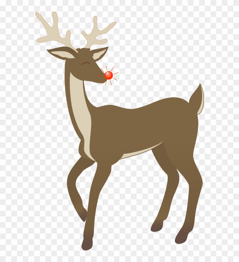 Rudolph Clip Art Free - Rudolph The Reindeer Clipart - Png Download