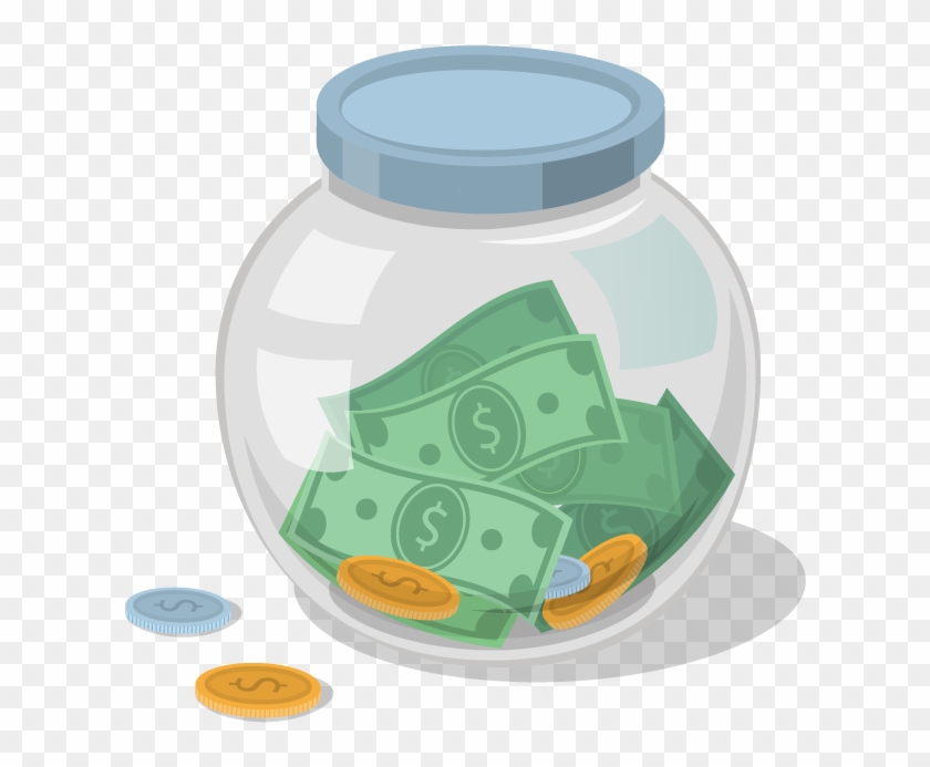 Tip Jar Png - Money Jar Png Clipart