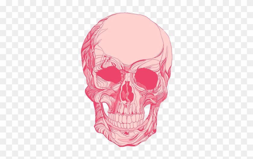 485 X 750 3 - Pink Skull Transparent Clipart #2278