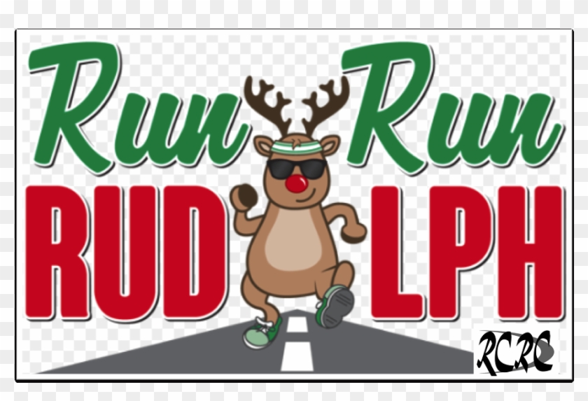 Rudolph Run - Running Rudolph Reindeer Clipart