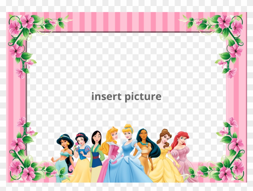 Frame Clipart Disney Princess - Disney Princesses Clipart Free - Png Download #2415
